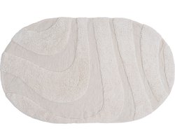 Badmat Beau - Creme Ovaal 50 x 80 cm