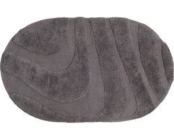 Badmat Beau - Grey Ovaal 60 x 100 cm