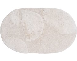 Badmat Boaz - Creme Ovaal 50 x 80 cm