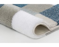 Badmat Caro blauw 60x105cm