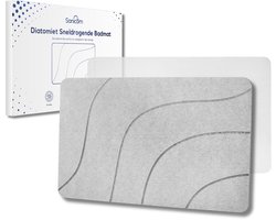 Badmat – Diatomite Badmat – Badkamermat – Absorberende Badmat – Antislip Douchemat – Badmat Antislip – Badkamermat Antislip – Sneldrogende Badmat – 60 × 40 cm