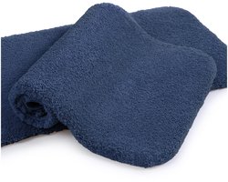 Badmat - Extra Dikke & Superzachte Badkamer Vloerkleed - Antislip en Hoogabsorberend - Machinaal Wasbaar - 50 x 80 cm (Marineblauw)