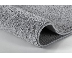 Badmat Finn zilver grijs 50x60cm