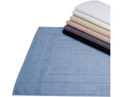 Badmat Katoen - Badtextiel - Badkamer Comfort - Extra Dik 1500 g/m2 - 60 x 100 cm - Middelblauw