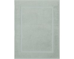 Badmat Katoen - Vloermat Douche - Badkamer Comfort - Zachte 650 g/m² Kwaliteit - 50 x 70 cm - Hooi Groen