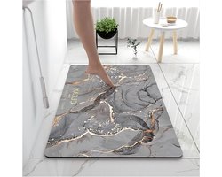 Badmat - Mat voor in de Badkamer Absorberende vloermat antislip Scandinavische stijl krasbestendige slijtvaste badmat schoonmaken badkamer slaapkamer keuken trappenhuis deuropening