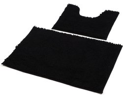 Badmat - Mat voor in de Badkamer chenille schuim antislip wasbaar