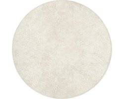Badmat rond 70x70 cm - Antislip - Crème - Egaal - Beton - Badmatten voor badkamer - Badkamermat - Douchemat - Ronde badkamer mat