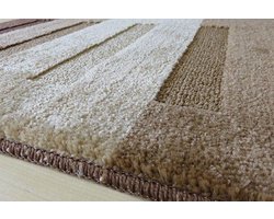 Badmat set bruintinten - 50 x 80 cm + 40 x 50 cm