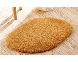 Badmat - Vloermat Tapijt - Veilig Douchen - Zachte Voetmassage - 30x50cm - Kaki