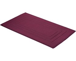 Badmat Vossen - Badkamer tapijt - Voeten drogen - Bijzondere glans-look - 67 cm x 120 cm - Paars