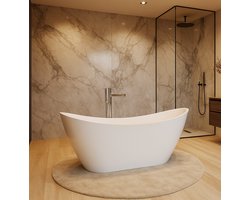 Badplaats Ligbad Alegre 170 x 78 x 68 cm cm – Vrijstaand Bad – Hoogglans wit