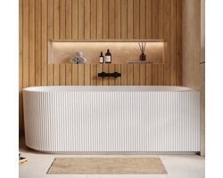 Badplaats Ligbad Havana 170 x 80 x 58 cm – Hoekbad – Hoogglans wit – Links