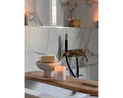 Badplank hout - Eiken Naturel - Badplank voor in bad - Badkamer accessoire - Badrek - Zonder Uitsparing - Industrialwood.nl - 90cm