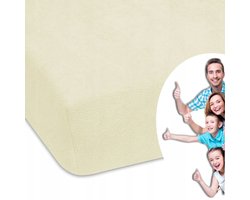 Badstof hoeslaken 70x160 cm met elastiek, hoge kwaliteit