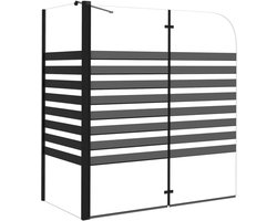 Badwand gehard glas 120x68x130 cm - douche cabine en badscherm