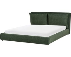BAJONNA - Waterbed - Donkergroen - 180 x 200 cm - Polyester