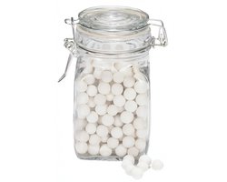 bakbonen in glazen pot 300 gram glas wit/transparant