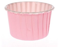 Baked with Love - Baking cups - Roze - 24 stuks - Cupcake en Muffin Vormpjes