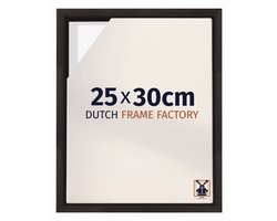 Baklijst 25x30 cm - Eiken Donker - Geschikt voor Canvasdoek - MDF Baklijst Lausanne