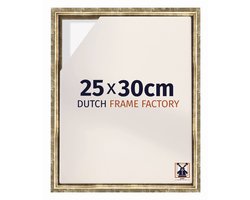 Baklijst 25x30 cm - Goud Antiek - Geschikt voor Canvasdoek - MDF Baklijst Lausanne