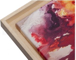 Baklijst Blank voor Canvas 30 x 20 cm - Canvaslijst - Art. nr. 23-18- 0,5 cm ruimte