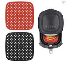 Bakmat Airfryer - Herbruikbaar – Bakpapier Airfryer - Anti Aanbakmat - vierkant - Airfryer mat - Grilmat - Luchtfriteuse - Airfryer Accessoires - Perspicuas mat