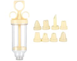 Bakspullen - Garneerspuit - Taartversieringsset met 8 Piping Tips - Cupcake Injector/Decoratie Icing Set - Cake Decorating Gun