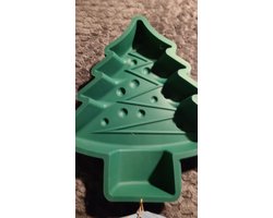 Bakvorm Cakevorm- grote kerstboom - sileconen mal- groen