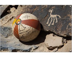 Bal posters - Speelgoed posters - Tuinposters Stenen - Tuinposters - Tuinaccessoires - Muurdecoratie tuinposter 150x100 cm