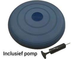 Balanskussen / wiebelkussen - 36cm - Blauw - ergonomisch zitkussen