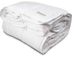 Balette Silver 4-Seizoenen Donsdekbed - 140x200 - Eenpersoons - 2-Delig met Drukknopen - Dons & Veren Dekbed - Anti Huisstofmijt & Allergiee (NOMITE) - Warmteklasse 1, 3 & 4 - Zomer & Winterdekbed