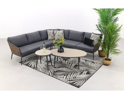 Bali loungeset met Margriet loungetafels - 3-delig - Garden Impressions