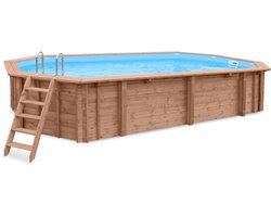 Bali ovaal 8,40 × 4,90 m Deluxe pakket