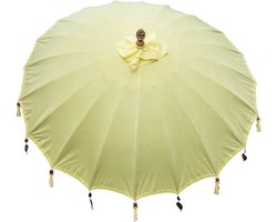 Bali parasol - geel - 180 cm