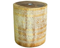 Bali parasol voet 26 kilo- carved hout -