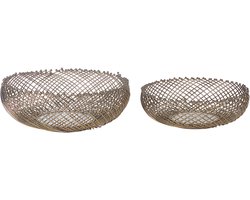 BALIUNG - Decoratieve schalen set van 2 - Goud - IJzer