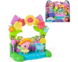 Balkon Speelset - Poppenhuis Uitbreiding - Poppenhuis Spelen - Uitbreidbaar Ontwerp - 185 Gram - Roze