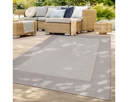 Balkon Tuin Eetkamer Scandinavisch Boho Design Rand Effen