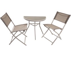 Balkon Tuin Terras Meubelset TAFEL 2 STOELEN tuinset