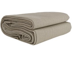 Balkondoek 90 cm hoog x 500 cm Sahara sand