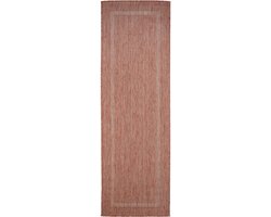 Balkonkleed - Sunset rood 80x250 cm