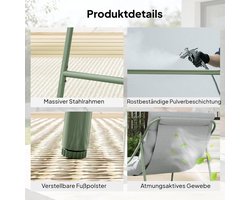 Balkonmeubelset 3-delig Depauwonen – Moderne Balkon- en Terrasmeubels voor 2 Personen – 2 Stoelen & Tafel met Verstelbare Voetpads en Comfortabele Kussens – Hellgrijs Stalen Frame