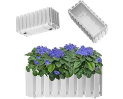 Balkonpot voor Bloemen in Country Style - Lichtgewicht Bloempot met Kurk