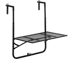Balkontafel hangend - Balkontafel Inklapbaar – Hangtafel balkon – Hangend Balkonbar - Balkontafels Opklapbaar Hangtafel – Ophangbaar Voor aan het Balkon – Vouwtafel Wandtafel Inklapbare Tafel – Bijzettafel – Buiten Tafeltje Klaptafel