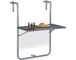 Balkontafel hangend - Balkontafel Inklapbaar – Hangtafel balkon – Hangend Balkonbar - Balkontafels Opklapbaar Hangtafel – Ophangbaar Voor aan het Balkon – Vouwtafel Wandtafel Inklapbare Tafel – Bijzettafel – Buiten Tafeltje Klaptafel