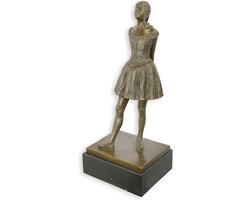 Ballet Danseres - Bronzen Beeld - Ballerina - Kunst Decoratie - Brons Sculptuur - Standbeeld - 31x27x74