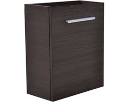 Bally Anna Fonteinonderkast Voor HS Fonteintje 1 Deur 40x21x50cm Houtnerf Grijs