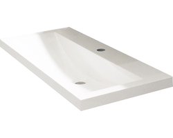 Bally Meubelwastafel 100x36cm Met 1 Kraangat Wit