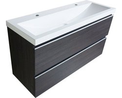 Bally Shall Onderkast 100x36cm Houtnerf Grijs